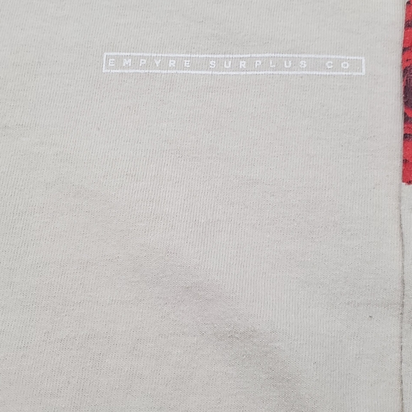 EMPYRE beige long sleeve shirt size medium - Picture 4 of 5